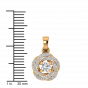 The Floral Whirl Diamond Pendant Set