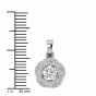 The Floral Whirl Diamond Pendant Set
