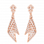 Enshrine- Diamond and Gold Earring