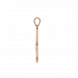 Best Couple Heart Name Gold Diamond Pendant