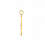Best Couple Heart Name Gold Diamond Pendant