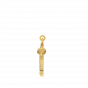 Shikha Name Personalized Gold Diamond Pendant