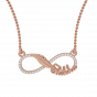 Shikha Name Personalized Gold Diamond Pendant