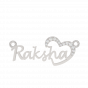 Raksha Name Personalized Gold Diamond Pendant
