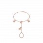 The Diamond Charm Bracelet with Ring