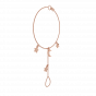 The Diamond Charm Bracelet with Ring