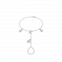 The Diamond Charm Bracelet with Ring