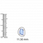 The Unshaped GemStone with diamonds bracelet and ring