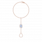 The Unshaped GemStone with diamonds bracelet and ring