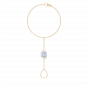 The Unshaped GemStone with diamonds bracelet and ring