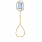 The Unshaped GemStone with diamonds bracelet and ring