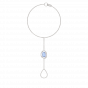 The Unshaped GemStone with diamonds bracelet and ring