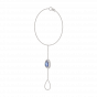 The Unshaped GemStone with diamonds bracelet and ring