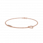 The Name and Heart with Diamonds Bracelet