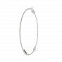The Name and Heart with Diamonds Bracelet