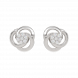 Centre De Fleurs Diamond Stud Earrings
