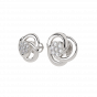 Centre De Fleurs Diamond Stud Earrings
