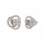 Centre De Fleurs Diamond Stud Earrings
