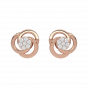 Centre De Fleurs Diamond Stud Earrings