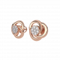 Centre De Fleurs Diamond Stud Earrings