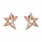 The Starred Away Diamond Stud Earring