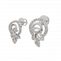 Gorgeous Petals Diamond Stud Earrings