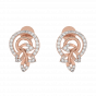Gorgeous Petals Diamond Stud Earrings