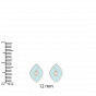 The Cute Diamond Enamel Earring