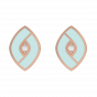 The Cute Diamond Enamel Earring