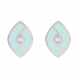 The Cute Diamond Enamel Earring