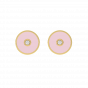The Round Enamel Stud