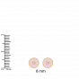 The Round Enamel Stud