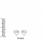 The Infinity Heart Diamond Earrings