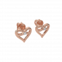 The Infinity Heart Diamond Earrings