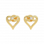 The Infinity Heart Diamond Earrings