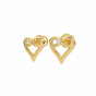 The Infinity Heart Diamond Earrings