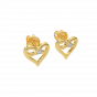 The Infinity Heart Diamond Earrings