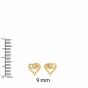 The Infinity Heart Diamond Earrings