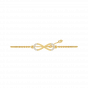Old school love story gold and diamond bracelet For Her