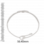A touch of love diamond and gold bracelet