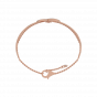 A touch of love diamond and gold bracelet