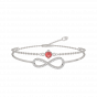 A touch of love diamond and gold bracelet