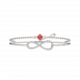 A touch of love diamond and gold bracelet