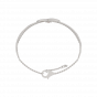 A touch of love diamond and gold bracelet
