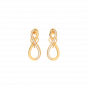 True Infinite love diamond and gold earrings For Her
