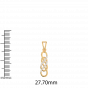 Absolutely infinte love gold and diamond pendant For Him