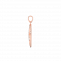  The world of Love diamond and gold pendant For Him