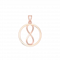  The world of Love diamond and gold pendant For Him