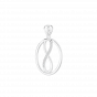  The world of Love diamond and gold pendant For Him