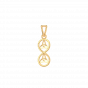 Boundless love - Diamond and Gold Pendant For Him